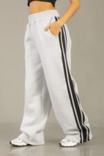 Pantalon palazo conbinado friza peinado - Imagen 9