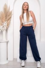 Pantalon de friza pienado con regulador en los bota pies - Imagen 2