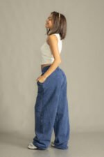 Modelo de pantalon color azul - Imagen 7
