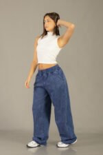 Modelo de pantalon color azul - Imagen 6